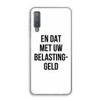 Belastinggeld: Samsung Galaxy A7 (2018) Transparant Hoesje