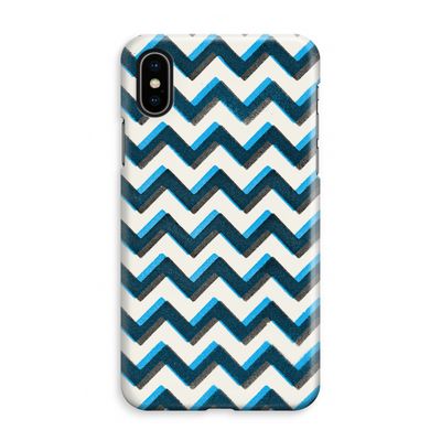 Onderbroken lijn: iPhone XS Max Volledig Geprint Hoesje