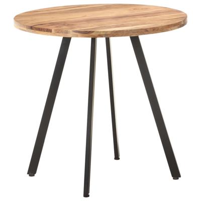 Eettafel 80 cm massief acaciahout