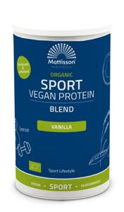 Mattisson Organic sport vegan protein blend vanille