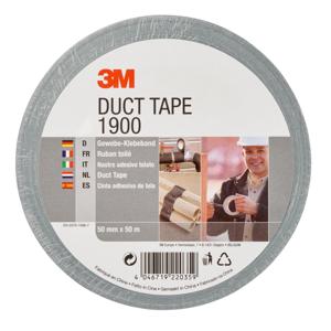 3M Duct tape 1900 50mm 50m Zilver - 190050S