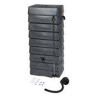 Regenton tank kunststof antraciet 276 liter h135 x 60 x 40 cm - Nature