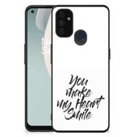 OnePlus Nord N100 | Telefoon Hoesje | met tekst Heart Smile OnePlus Nord N100 | Telefoon Hoesje | met tekst Heart Smile