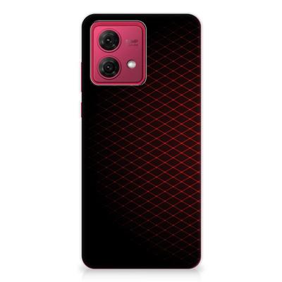 Motorola Moto G84 | TPU bumper | Geruit Rood