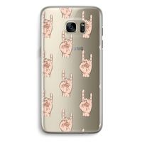 Rock: Samsung Galaxy S7 Edge Transparant Hoesje