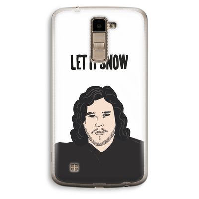 Let It Snow: LG K10 (2016) Transparant Hoesje
