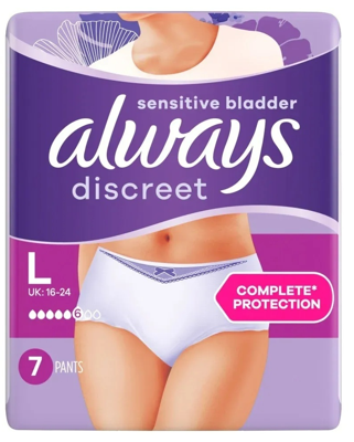 Always Discreet Pants L