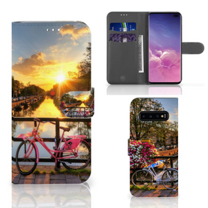 Samsung Galaxy S10 Plus Flip Cover Amsterdamse Grachten