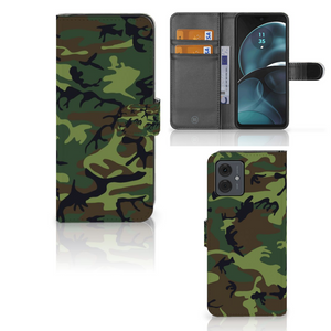 Motorola Moto G14 Telefoon Hoesje Army Dark