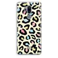 Leopard pattern: LG G7 Thinq Transparant Hoesje