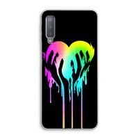 Hold My Heart: Samsung Galaxy A7 (2018) Transparant Hoesje