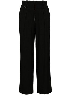 IRO pantalon Maltine à taille haute - Noir