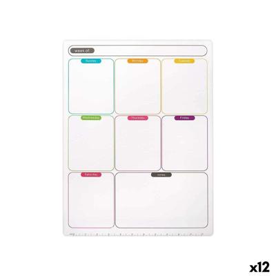 Magneten Pincello Wit 33,5 x 48 x 0,5 cm Koelkast A3 (12 Stuks)