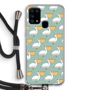 Pelican: Samsung Galaxy M31 Transparant Hoesje met koord