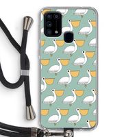 Pelican: Samsung Galaxy M31 Transparant Hoesje met koord