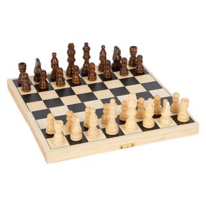Small Foot houten schaakspel