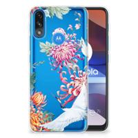 Motorola Moto E7/E7i Power | TPU Hoesje | Bird Flowers