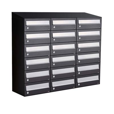 Allux Hive Set 3-Breed, 6-Hoog Met Dak Zwart - 40030070_3x6d