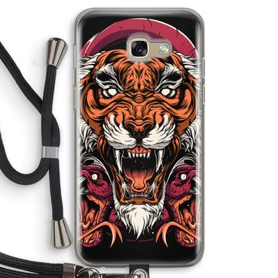 Tiger and Rattlesnakes: Samsung Galaxy A5 (2017) Transparant Hoesje met koord