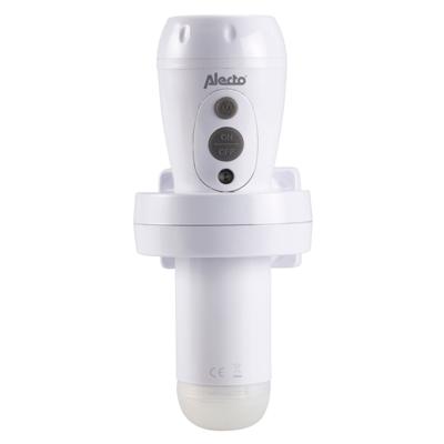 Alecto ATL-110 - Oplaadbare LED zaklamp / automatisch LED nachtlampje, wit