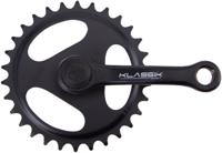 Pieper crankstel crankset 4-edge 30t 1/2x3/32 100mm steel