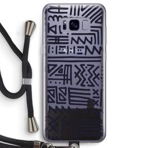 Marrakech print: Samsung Galaxy S8 Transparant Hoesje met koord