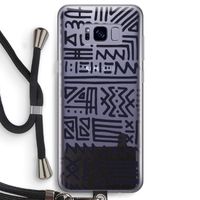 Marrakech print: Samsung Galaxy S8 Transparant Hoesje met koord