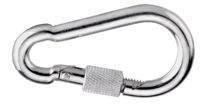 Connex Karabijnhaak Met Schroef 8X80Mm A2 - DY270866 Connex Karabijnhaak Met Schroef 8X80Mm A2 - DY270866