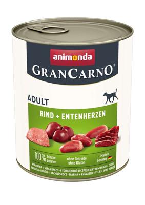 ANIMONDA GranCarno Adult Beef and duck hearts - nat hondenvoer - 400g