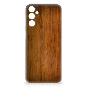 Samsung Galaxy M14 Bumper Hoesje Donker Hout