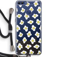 Spiegeleitjes: Huawei P Smart (2018) Transparant Hoesje met koord