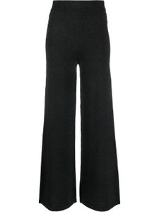 P.A.R.O.S.H. pantalon ample à taille haute - Noir