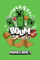 Minecraft fleece deken - 100 x 150 cm (groen) (boooom)