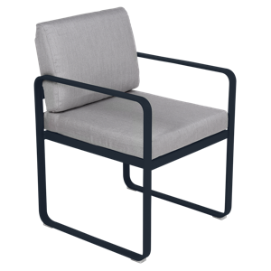 Fermob Bellevie dining armchair tuinstoel Deep blue -Flannel