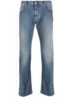 Emporio Armani light-wash straight-leg jeans - Bleu - thumbnail