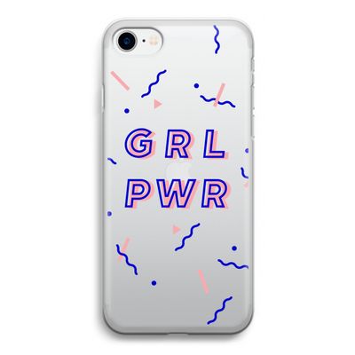 GRL PWR: iPhone SE 2020 Transparant Hoesje