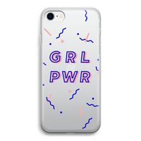 GRL PWR: iPhone SE 2020 Transparant Hoesje
