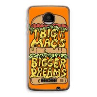 Big Macs Bigger Dreams: Motorola Moto Z Force Transparant Hoesje