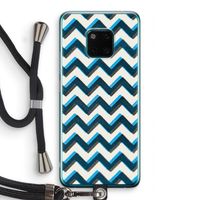 Onderbroken lijn: Huawei Mate 20 Pro Transparant Hoesje met koord