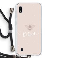 Be(e) kind: Samsung Galaxy A10 Transparant Hoesje met koord
