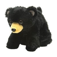 Zwarte beren knuffels 18 cm knuffeldieren   -