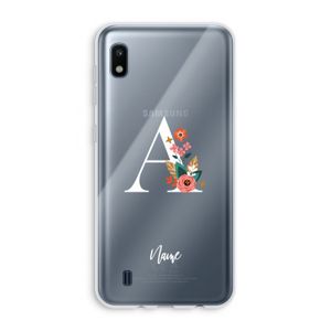 Pink Bouquet: Samsung Galaxy A10 Transparant Hoesje