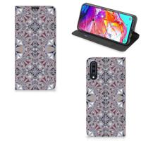 Samsung Galaxy A70 | Standcase | Flower Tiles Samsung Galaxy A70 | Standcase | Flower Tiles