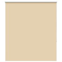 VidaXL Rolgordijn verduisterend 140x130 cm stofbreedte 136,6 cm beige