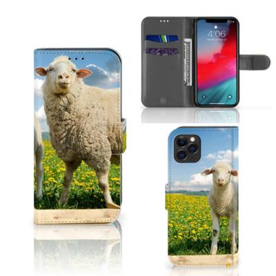 Apple iPhone 11 Pro | Telefoonhoesje | Met pasjeshouder | Schaap en Lammetje