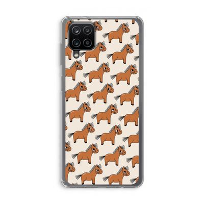Pony: Samsung Galaxy A12 Transparant Hoesje