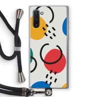Illustratieve pop 3: Samsung Galaxy Note 10 Transparant Hoesje met koord