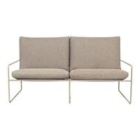 ferm LIVING Desert 2-zitsbank Dolce - Cashmere / Dark Sand