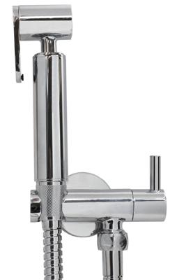 Wiesbaden chroom bidet-handdoucheset rond Wiesbaden chroom bidet-handdoucheset rond