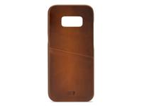 Senza Senza Desire Leather Cover with Card Slot Samsung Galaxy S8+ Burned Cognac